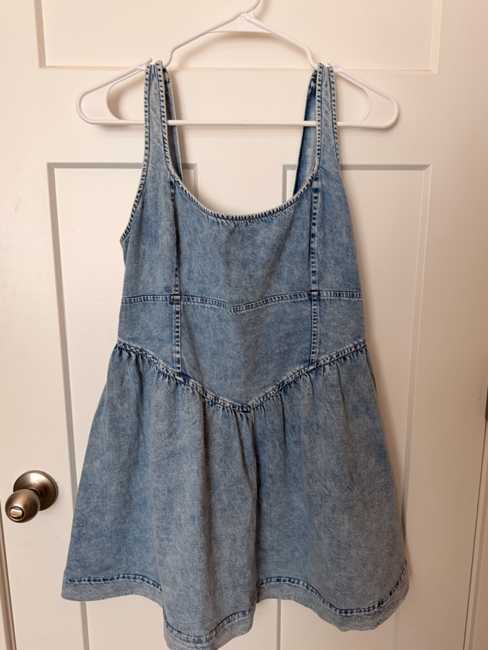 AE Denim Corset Mini Dress - Picture 5 of 8